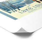 Lake Louise Banff Alberta Canada ski Poster (Hoek)