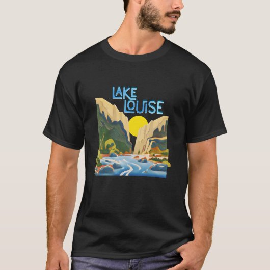Lake Louise Banff National Park Alberta Canada T-shirt (Voorkant)