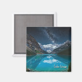 Lake Louise bij Banff National Park Night Magneet (Voorkant / Achterkant)
