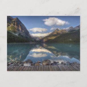 Lake Louise bij zonsopgang, Nationaal park Banff, Briefkaart