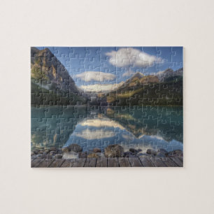Lake Louise bij zonsopgang, Nationaal park Banff, Legpuzzel
