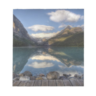 Lake Louise bij zonsopgang, Nationaal park Banff, Notitieblok