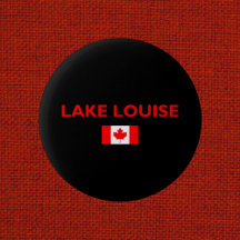 Lake Louise Canada Canadian Flag Dark Color