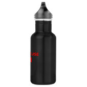 Lake Louise Canada Canadian Flag Dark Color Waterfles (Rechts)