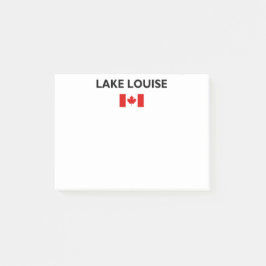 Lake Louise Canada Canadian Flag Light-Color Post-it® Notes
