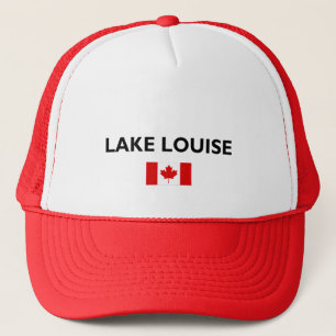Lake Louise Canada Canadian Flag Light-Color Trucker Pet