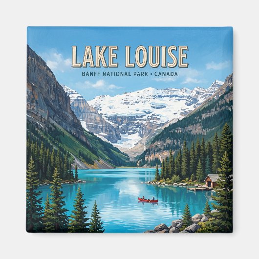 Lake Louise Canada Magneet (Voorkant)