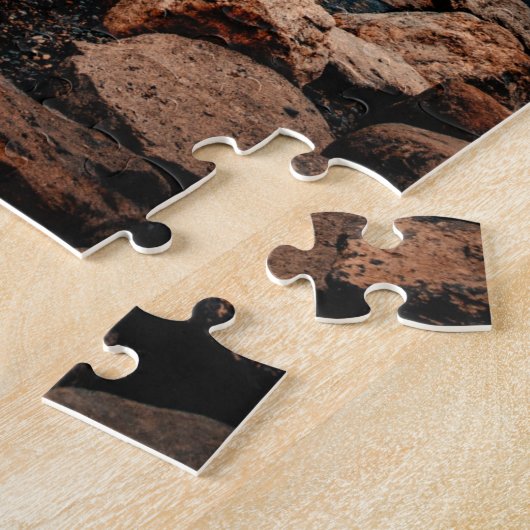 Lake Louise, Canada. Panoramische Landschapspuzzel Legpuzzel (Zijkant)