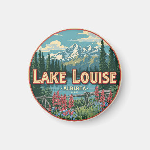 Lake Louise Canada Reis Cadeau Banff Nationaal Par Magneet