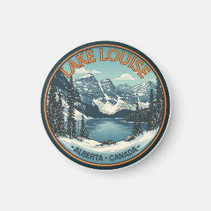 Lake Louise Canada Reis Cadeau Banff Nationaal Par Magneet