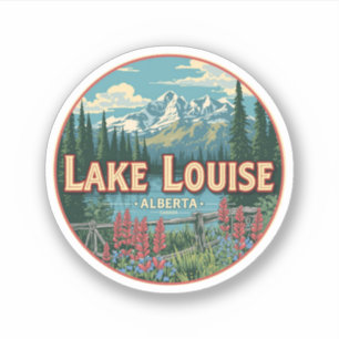 Lake Louise Canada Reis Cadeau Banff Nationaal Par Sticker