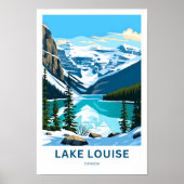 Lake Louise Canada Reisprint Poster (Voorkant)