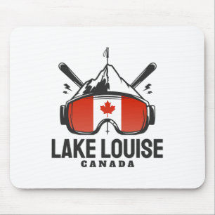 Lake Louise Canada Ski Retro Skien Muismat