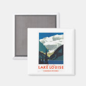 Lake Louise Canadese Rockies Canada Magneet (Voorkant / Achterkant)