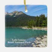 Lake Louise in Banff Canada Keramisch Ornament (Voorkant)