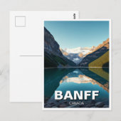 Lake Louise in het Banff National Park Canada Briefkaart (Voorkant / Achterkant)