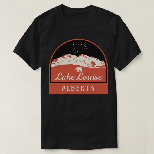 Lake Louise ski Alberta 1 T-shirt (Design voorkant)