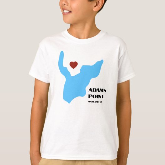 Lake Love Kinder T-shirt (Voorkant)