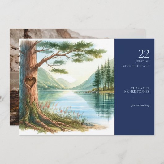 Lake Love Save The Date (Voorkant / Achterkant)