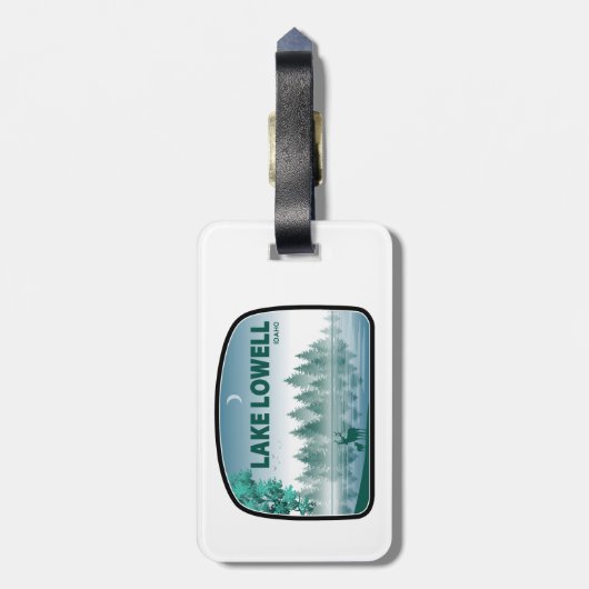 Lake Lowell Idaho Deer Bagagelabel (Achterkant verticaal)