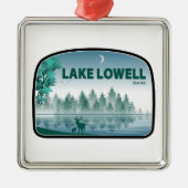 Lake Lowell Idaho Deer Metalen Ornament (Voorkant)
