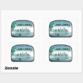 Lake Lowell Idaho Deer Rechthoekige Sticker (Vel)