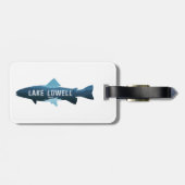 Lake Lowell Idaho Fish Bagagelabel (Achterkant horizontaal)