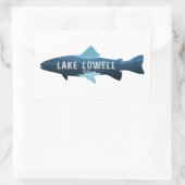 Lake Lowell Idaho Fish Rechthoekige Sticker (Tas)