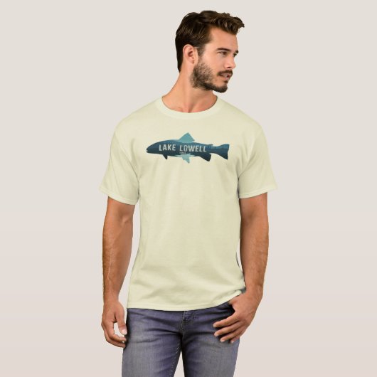 Lake Lowell Idaho Fish T-shirt (Voorkant volledig)