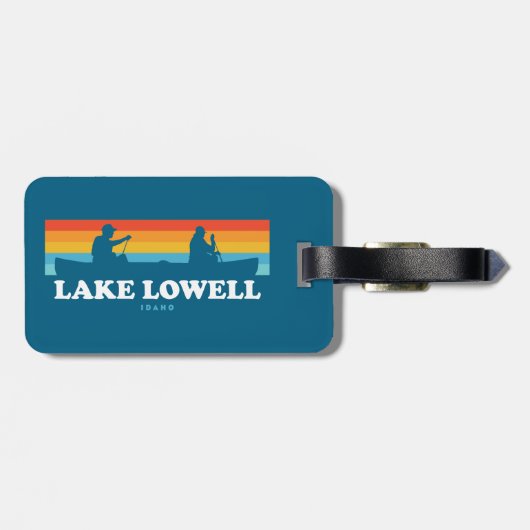 Lake Lowell Idaho kano Bagagelabel (Achterkant horizontaal)