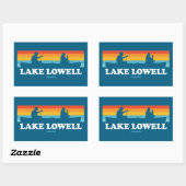 Lake Lowell Idaho kano Rechthoekige Sticker (Vel)