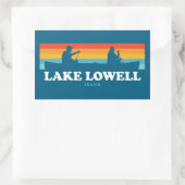 Lake Lowell Idaho kano Rechthoekige Sticker (Tas)