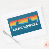 Lake Lowell Idaho kano Rechthoekige Sticker (Envelop)