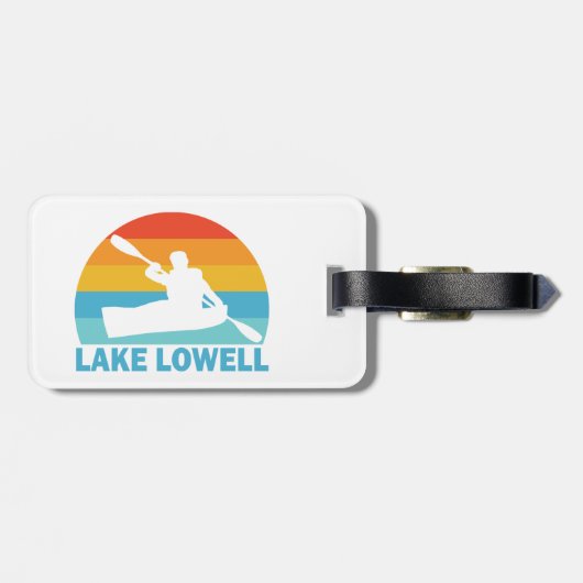 Lake Lowell Idaho Kayak Bagagelabel (Achterkant horizontaal)