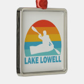 Lake Lowell Idaho Kayak Metalen Ornament (Rechts)