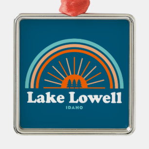 Lake Lowell Idaho Rainbow Metalen Ornament