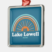 Lake Lowell Idaho Rainbow Metalen Ornament (Links)