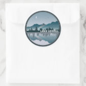 Lake Lowell Idaho Reflectie Ronde Sticker (Tas)