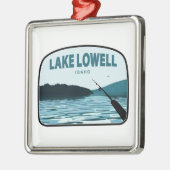 Lake Lowell Idaho Vist Rod Metalen Ornament (Links)