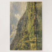 Lake Lucerne Swiss Alpine Chalet Art Puzzle Legpuzzel (Verticaal)