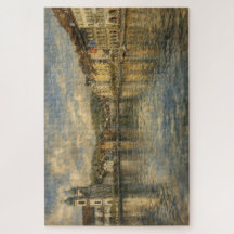 Lake Lucerne Switzerland Jesuit Church Art Puzzle