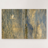 Lake Lucerne Switzerland Swan & Alps Art Puzzle Legpuzzel (Horizontaal)