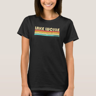 Lake Lucille Alaska Funny Fishing Camping Summer T-shirt