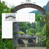 Lake Lure Flowering Bridge North Carolina Foto Briefkaart
