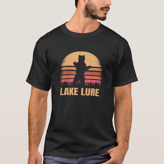 Lake Lure North Carolina  Beer NC Distress T-shirt (Voorkant)