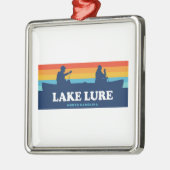 Lake Lure North Carolina Canoe Metalen Ornament (Links)