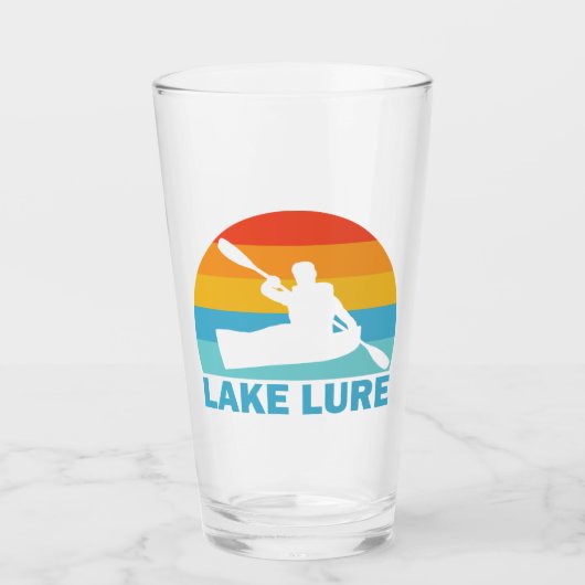 Lake Lure North Carolina Kayak Glas (Voorkant)