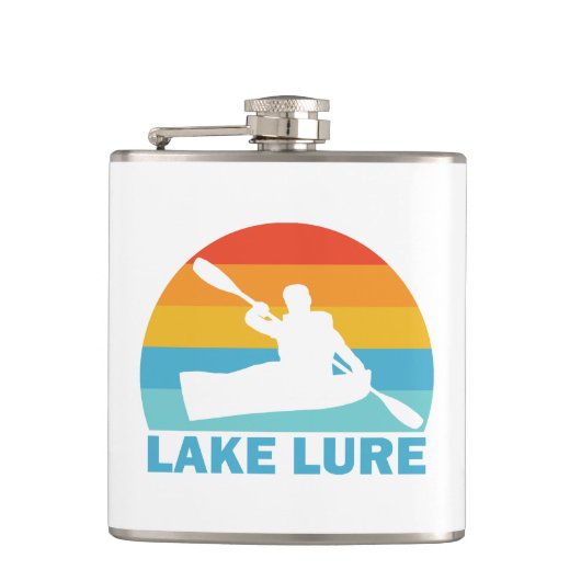 Lake Lure North Carolina Kayak Heupfles (Voorkant)