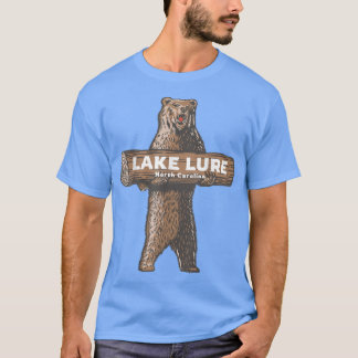 Lake Lure North Carolina NC Growling Bear Vacation T-shirt