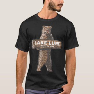 Lake Lure North Carolina NC Growling Bear Vacation T-shirt